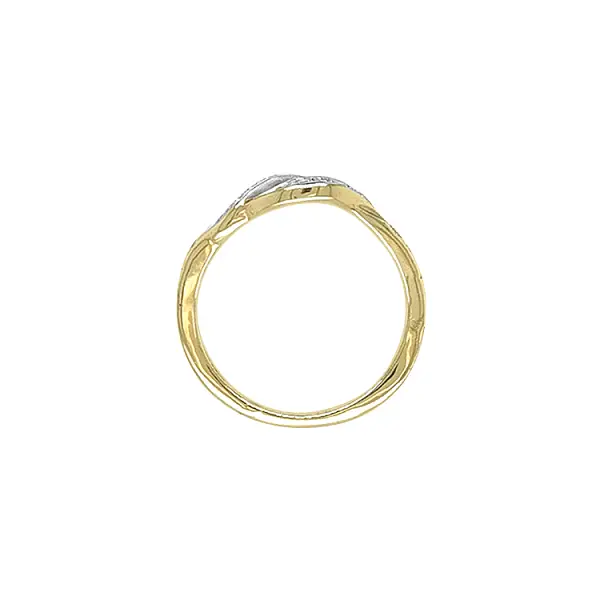 Золотое кольцо с цирконами