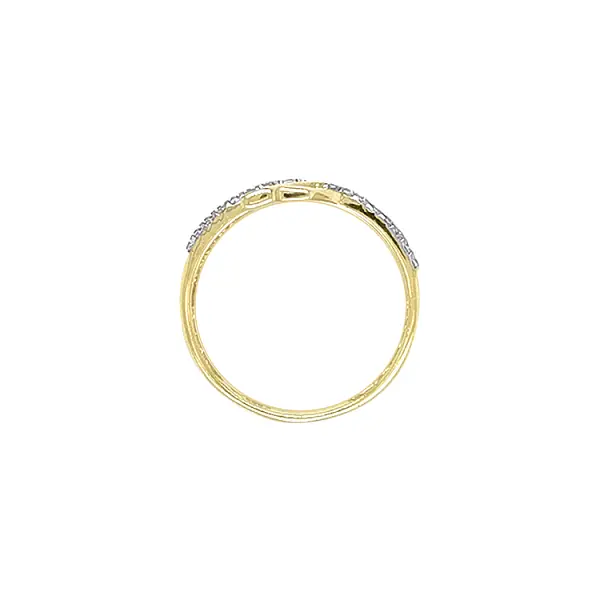 Золотое кольцо с цирконами