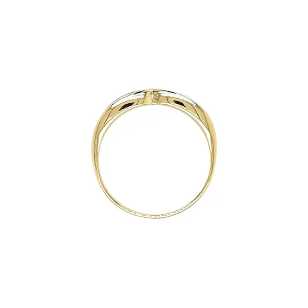 Золотое кольцо с цирконами