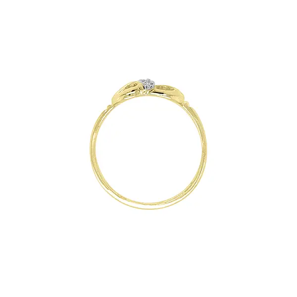 Золотое кольцо с цирконами