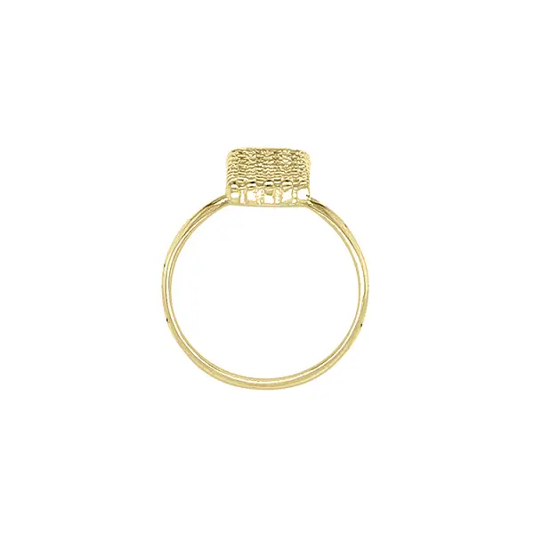 Золотое кольцо с цирконами