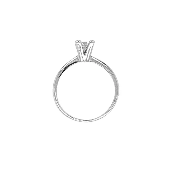 Золотое обручальное кольцо с цирконами