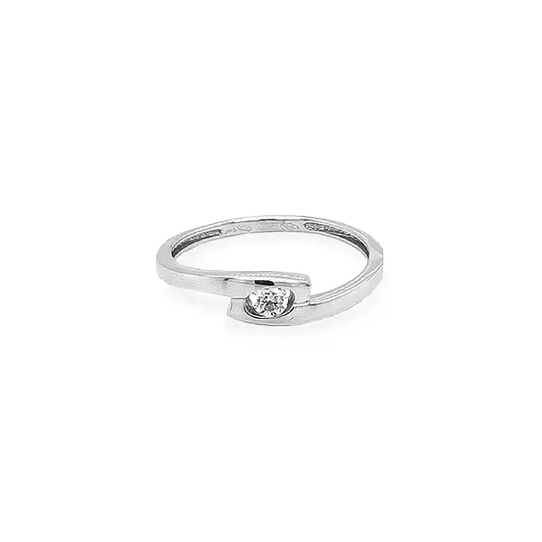 Золотое кольцо с цирконом