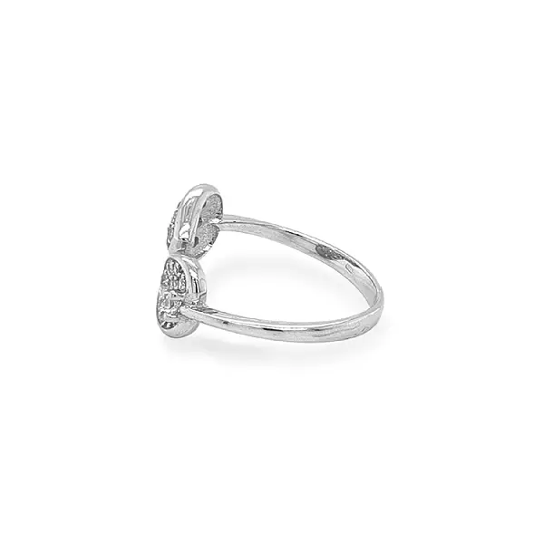 Золотое кольцо с цирконами