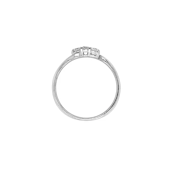 Золотое кольцо с цирконами