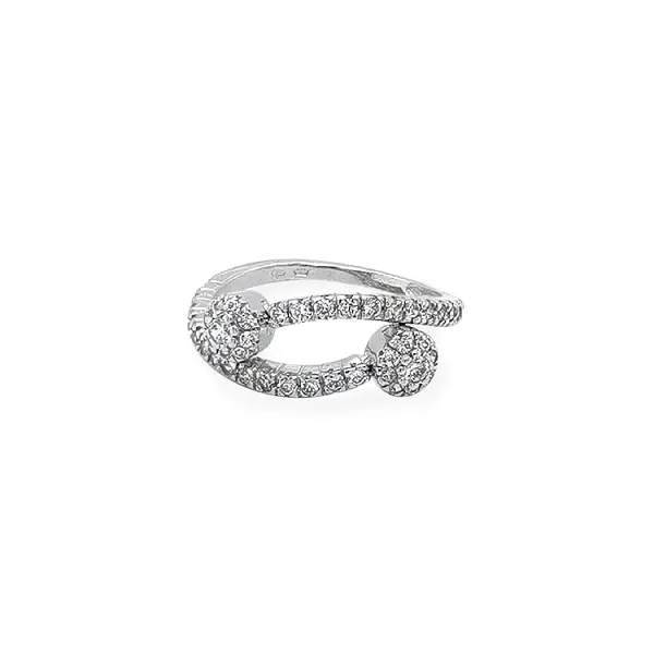 Золотое кольцо с цирконами