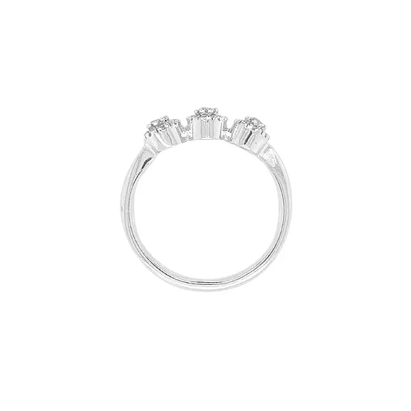 Золотое кольцо с цирконами