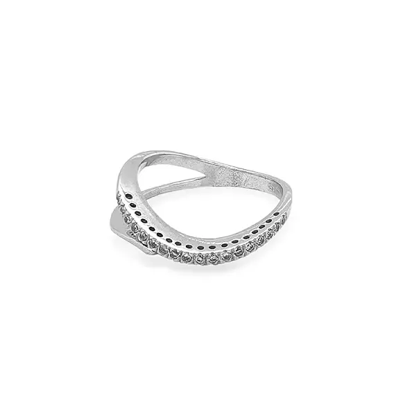 Золотое кольцо с цирконами