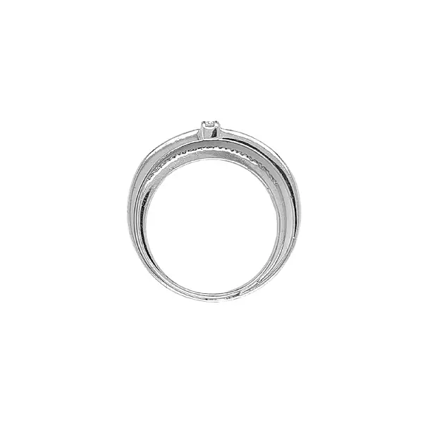 Золотое кольцо с цирконами