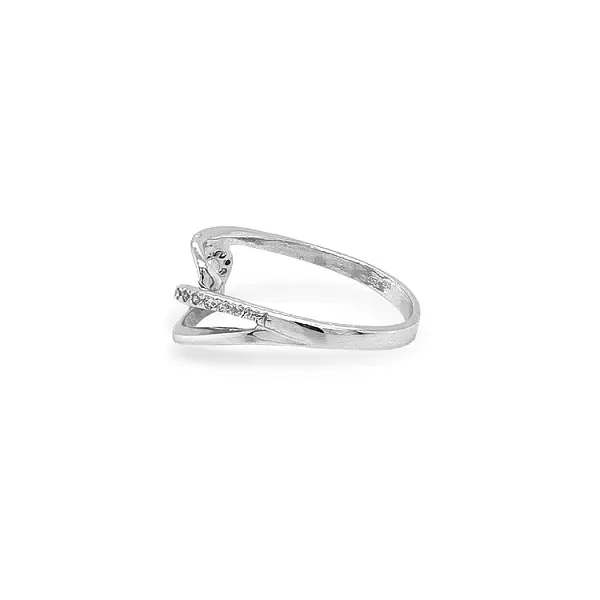 Золотое кольцо с цирконами