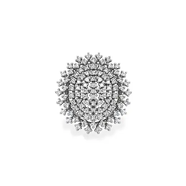 Золотое кольцо с цирконами