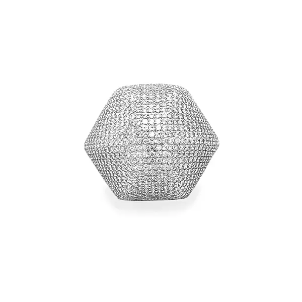 Золотое кольцо с цирконами