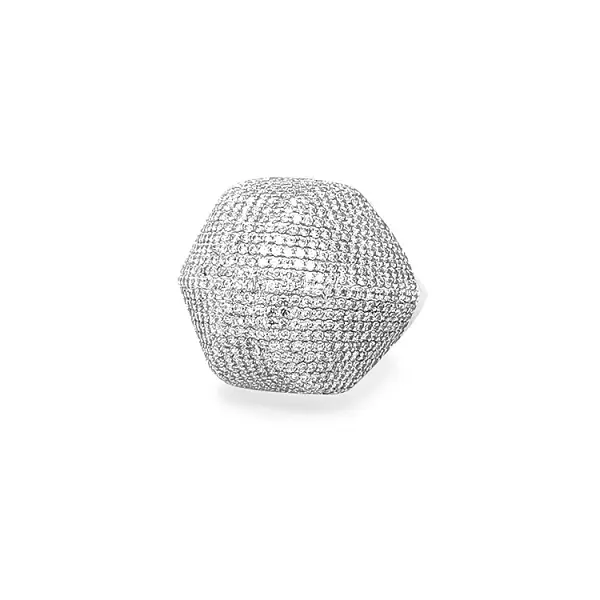 Золотое кольцо с цирконами