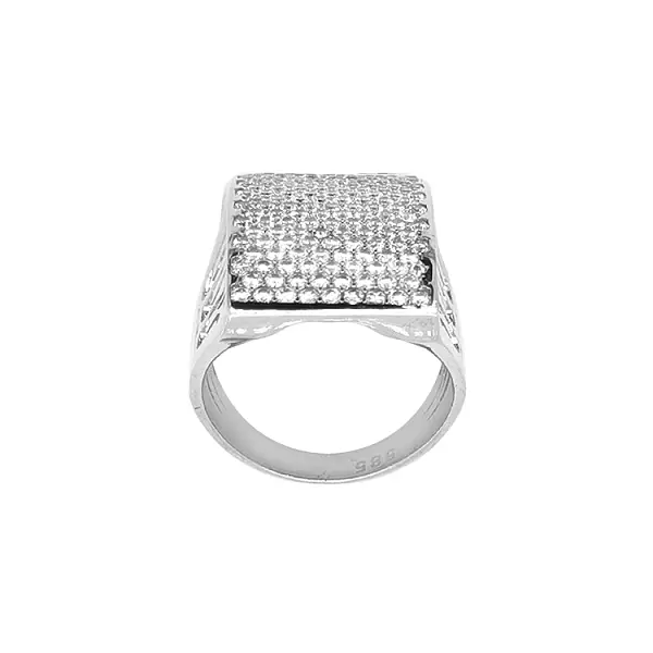 Золотое кольцо с цирконами