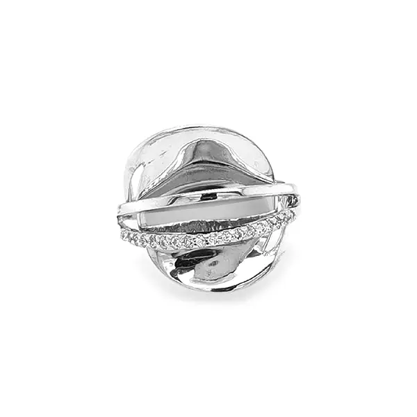 Золотое кольцо с цирконами