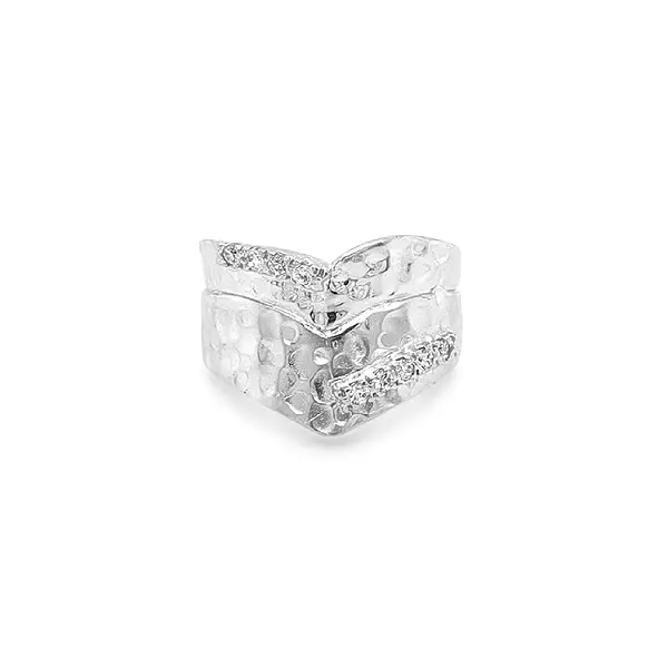 Золотое кольцо с цирконами