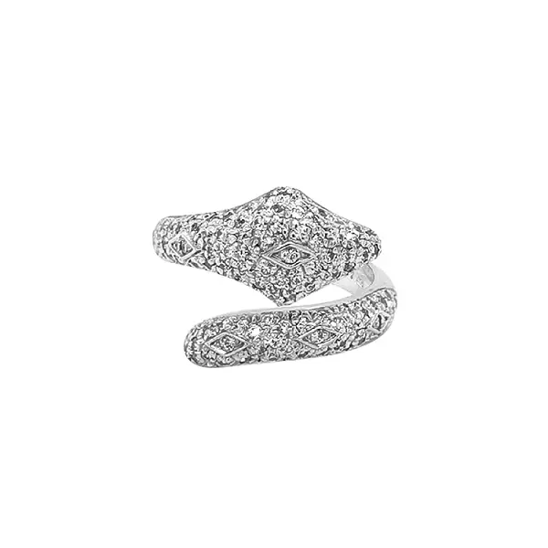 Золотое кольцо с цирконами