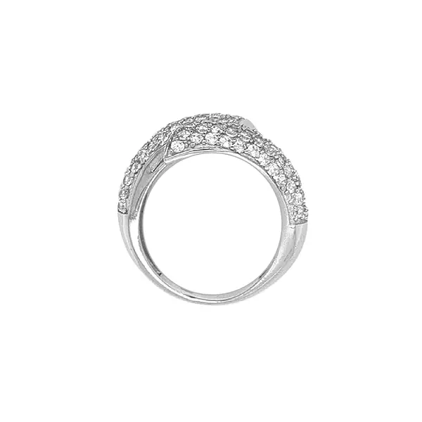 Золотое кольцо с цирконами