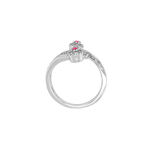 Золотое кольцо с цирконами