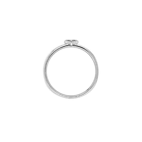 Золотое кольцо 'Божья коровка' с цирконами