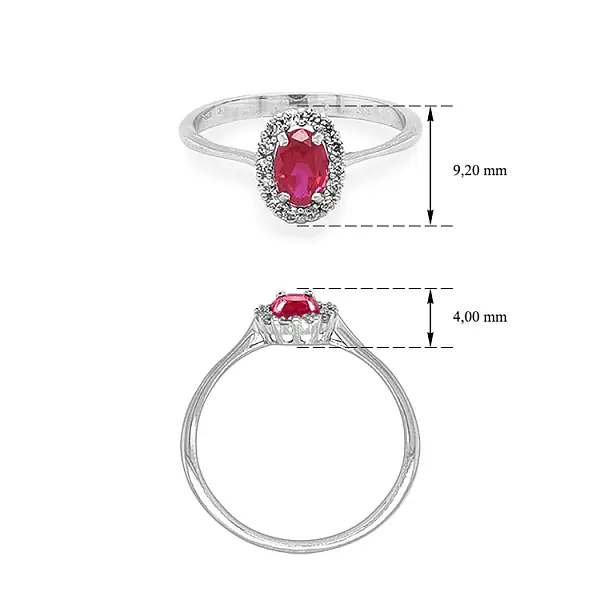 Золотое кольцо с цветными камнями