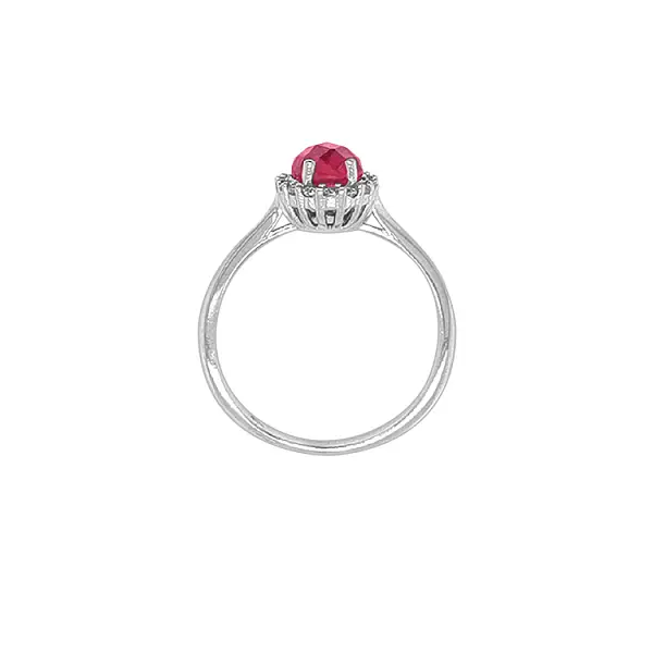 Золотое кольцо с цветными камнями