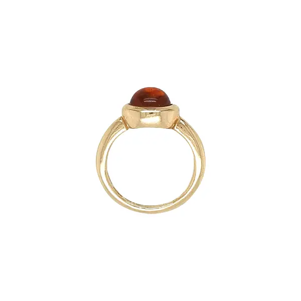 Золотое кольцо с кварцем