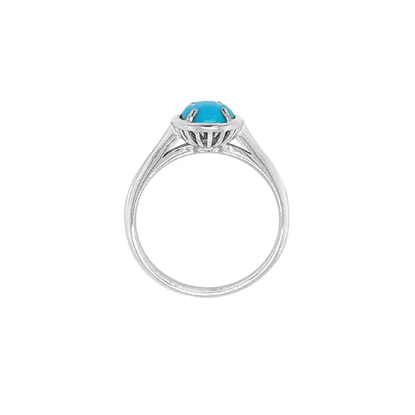 Золотое кольцо с бирюзой