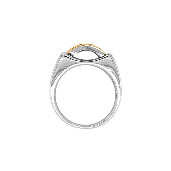 Золотое кольцо с цирконами