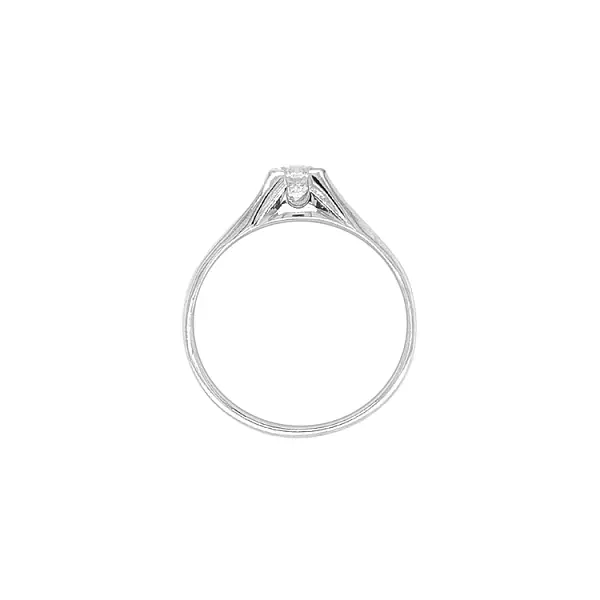 Золотое кольцо с цирконом