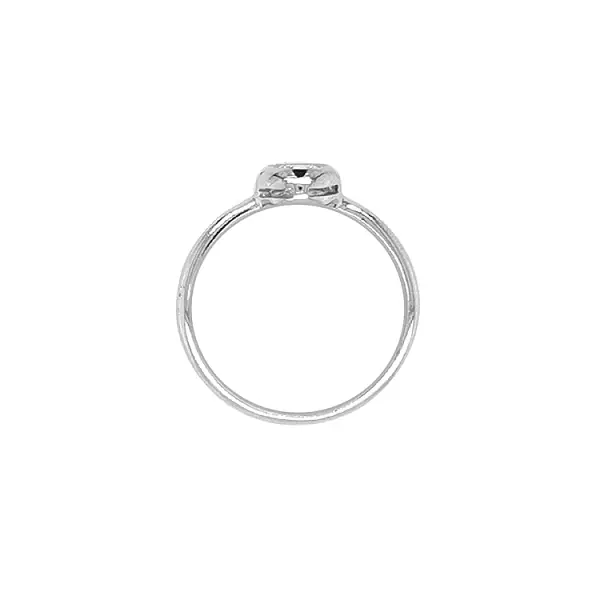 Золотое обручальное кольцо с цирконом