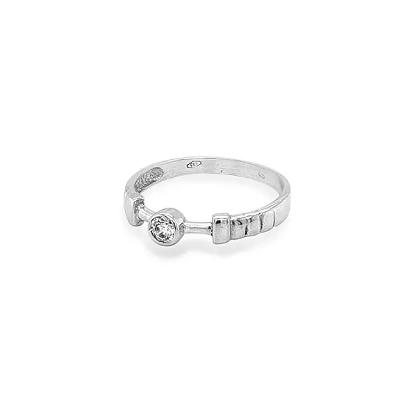 Золотое кольцо с цирконом