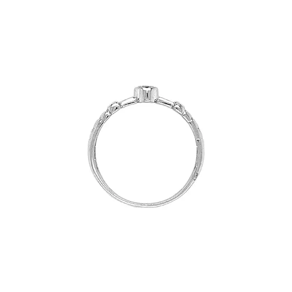 Золотое кольцо с цирконом