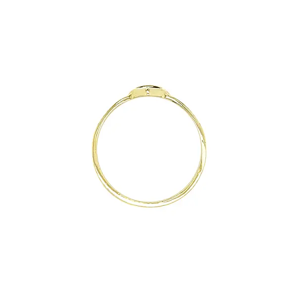 Золотое кольцо с цирконом