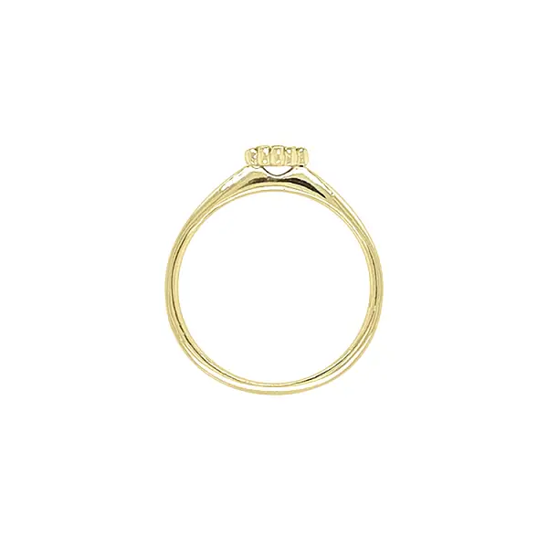 Золотое кольцо с цирконами