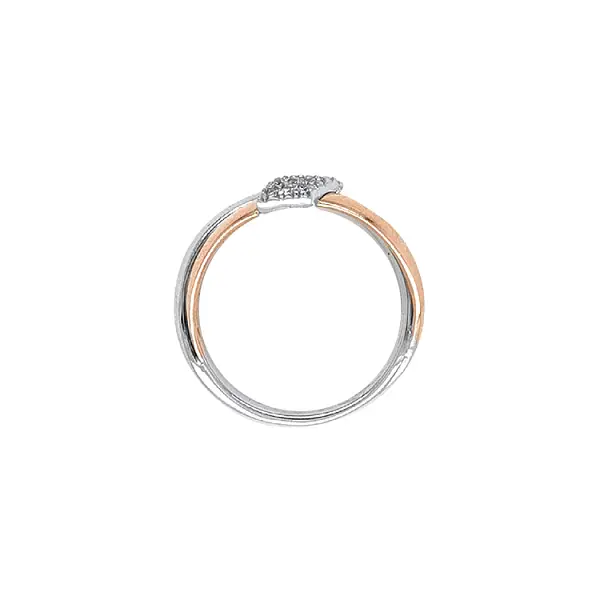 Золотое кольцо с цирконами