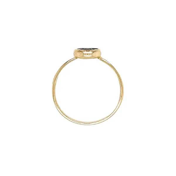 Золотое кольцо с цирконами