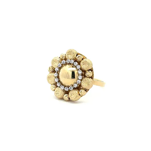 Золотое эксклюзивное кольцо