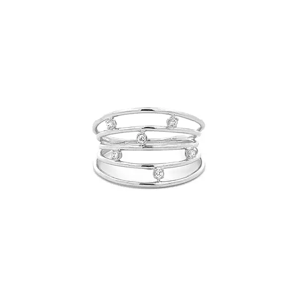 Золотое кольцо с цирконами