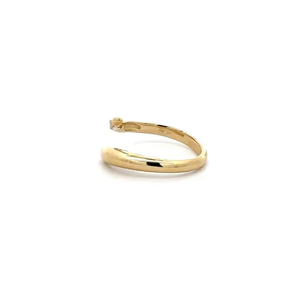 Золотое кольцо с цирконами