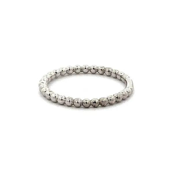 Кольцо Шарики из белого золота