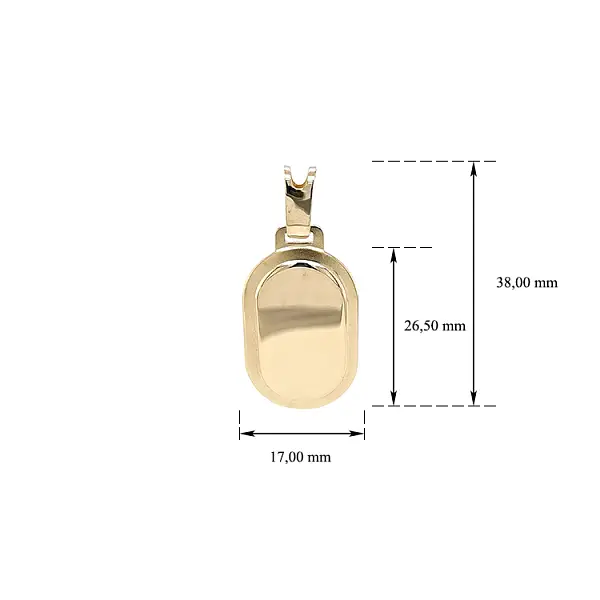 Золотая пластина для гравировки