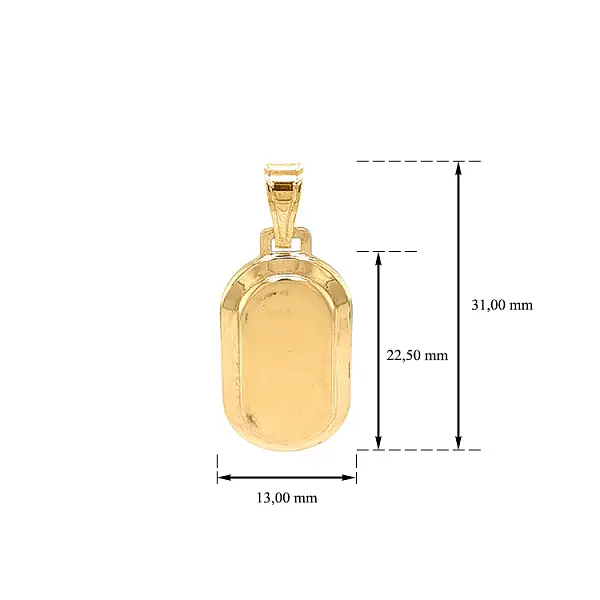 Золотая пластина для гравировки