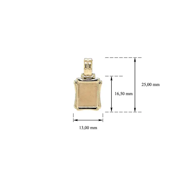 Золотая пластина для гравировки