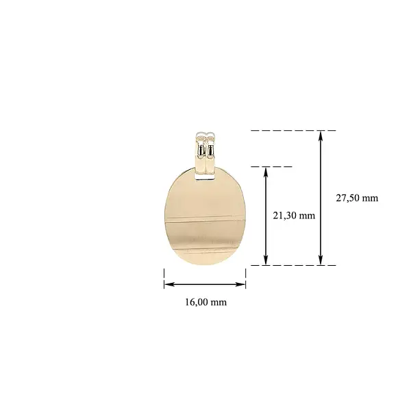 Золотая пластина для гравировки