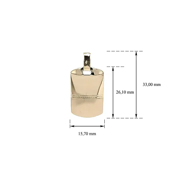 Золотая пластина для гравировки