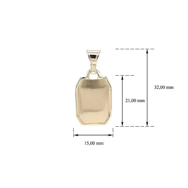 Золотая пластина для гравировки