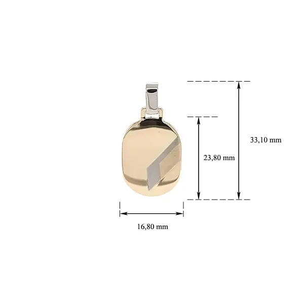 Золотая пластина для гравировки
