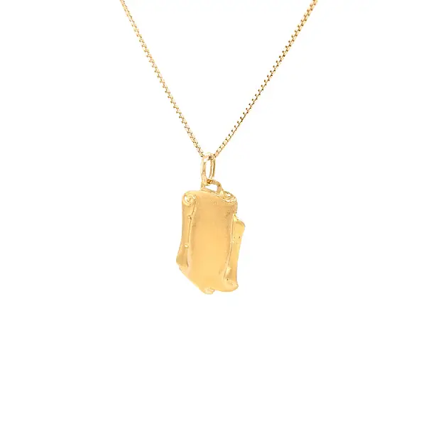 Золотая пластина для гравировки пергамента