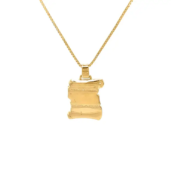 Золотая пластина для гравировки пергамента